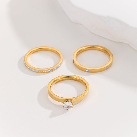 Easy Mart® Minimalist Gold Rings
