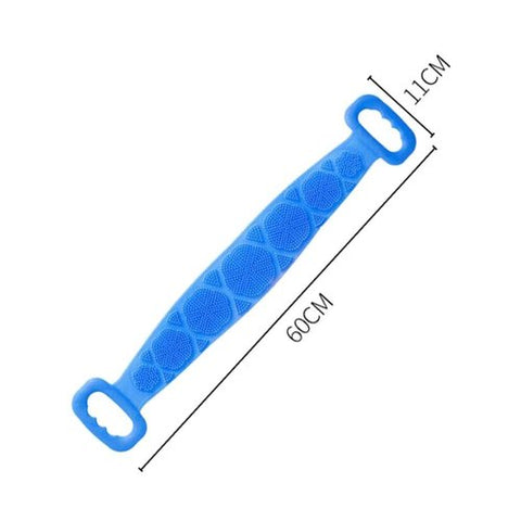 Easy Mart® Body Wash Silicone Body Scrubber Belt | Pack Of 2