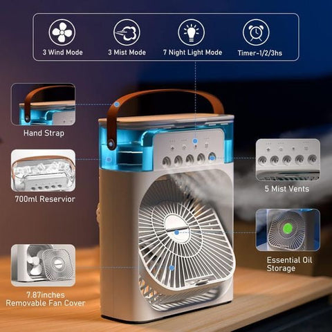 Easy Mart® Mini Portable Air Cooling Fan