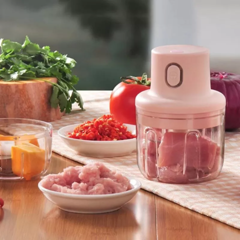 Easy Mart® Portable Mini Electric Garlic Food Chopper
