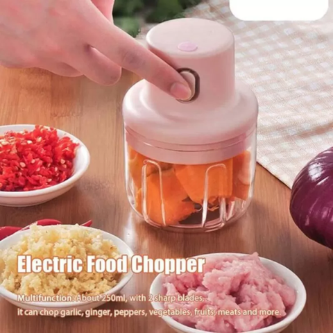 Easy Mart® Portable Mini Electric Garlic Food Chopper