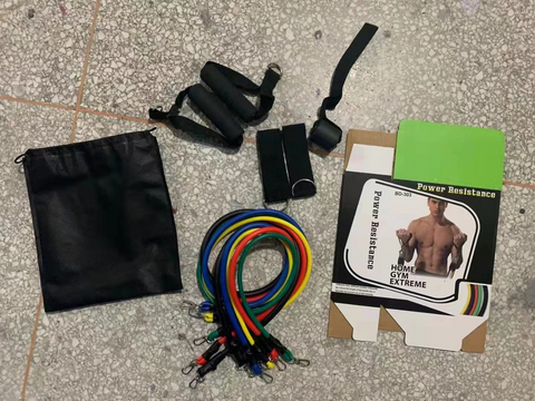 Easy Mart® Power Exercise Resistance Band Set 5 In 1