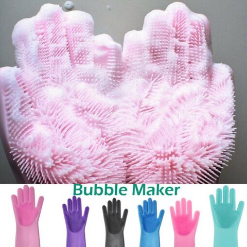 Easy Mart® Original Magic Silicon Dish-washing Gloves