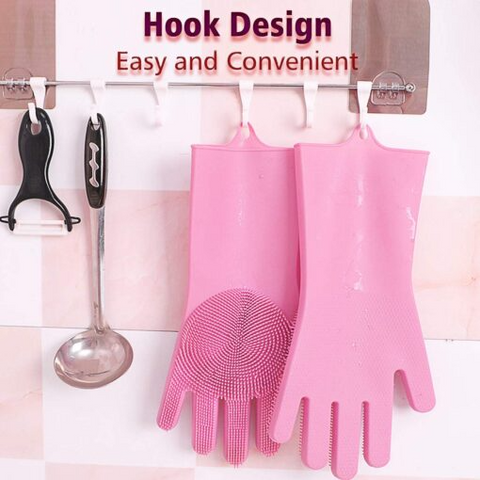 Easy Mart® Original Magic Silicon Dish-washing Gloves